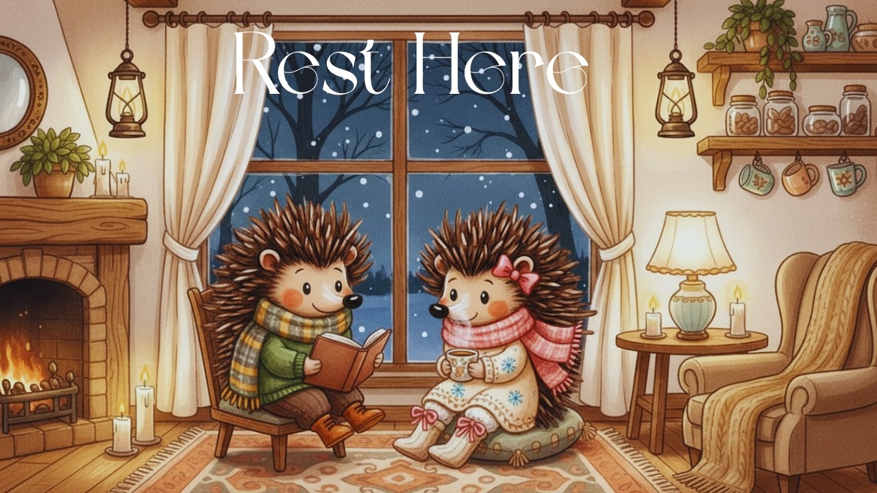 If You See This, Take a Quiet Break — Cozy Reading & Warm Drinks  Oliver & Hazel.