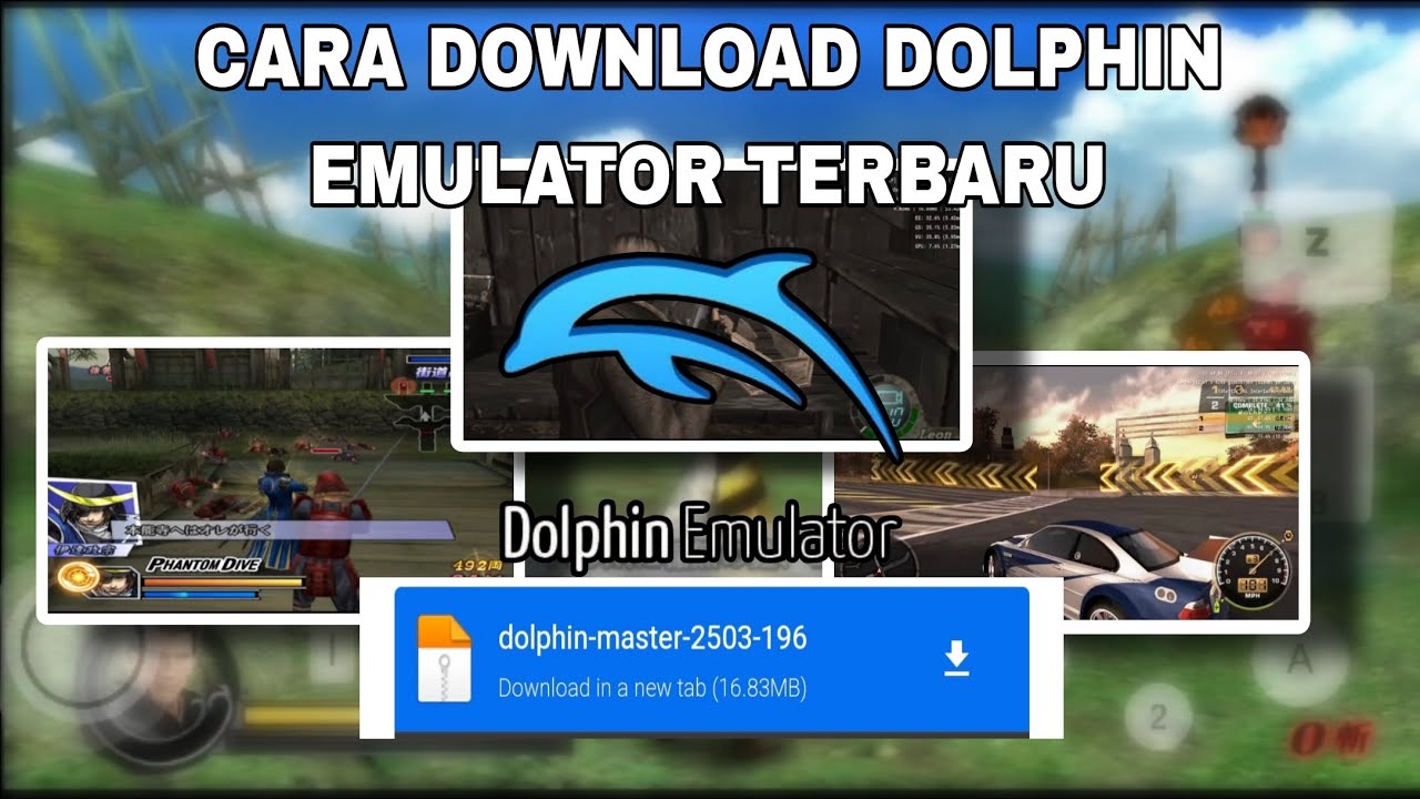 CARA DOWNLOAD DOLPHIN EMULATOR DAN CARA PASANG GAMENYA TERBARU 2025 DI ANDROID #dolphinemulator