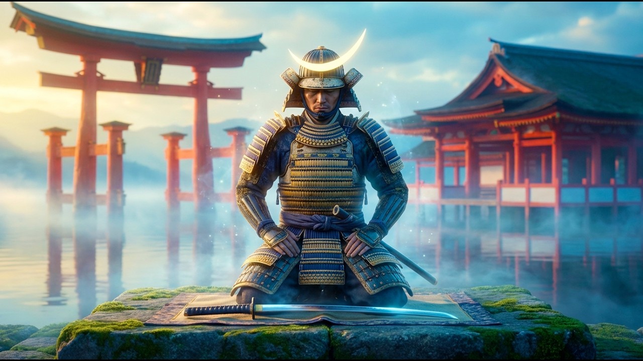Japanese Zen Samurai – Peaceful Shrine Ambient for Relaxation & Ritual Calm