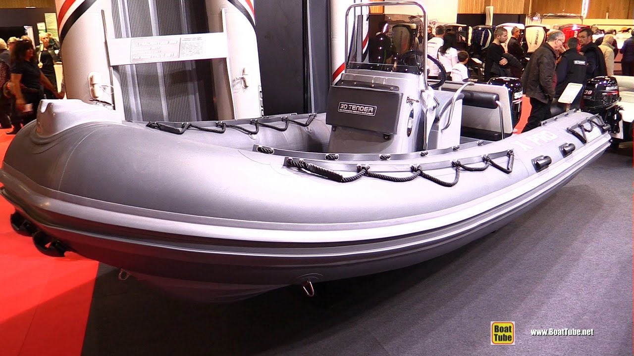 2017 3D Tender XPro 535 Inflatable Boat - Walkaround - 2016 Salon Nautique Paris