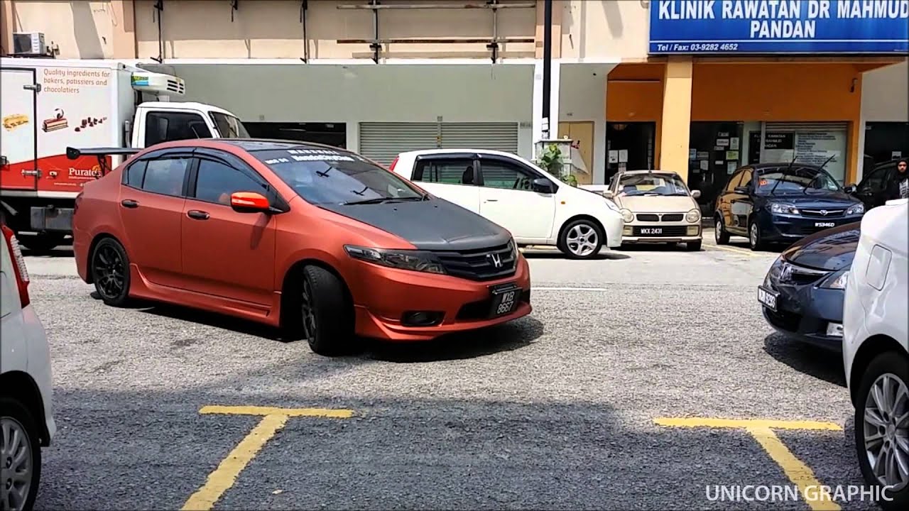 ARLON Matte Red Aluminium on Honda City FULLWRAP