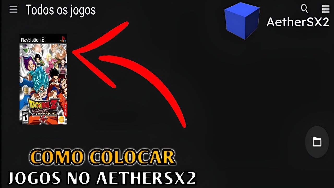 AetherSX2 PS2 Emulator - Como colocar jogos e Configurar
