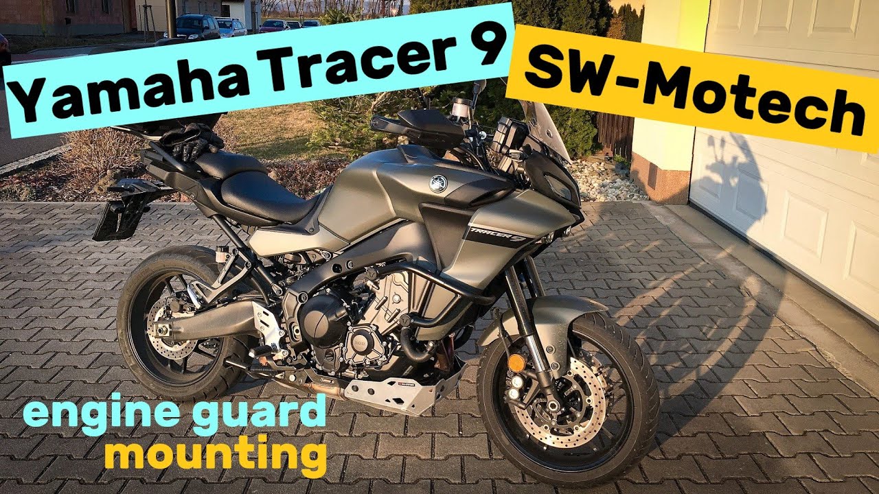 Yamaha Tracer 9 accessories - Engine guard mounting / sw-motech