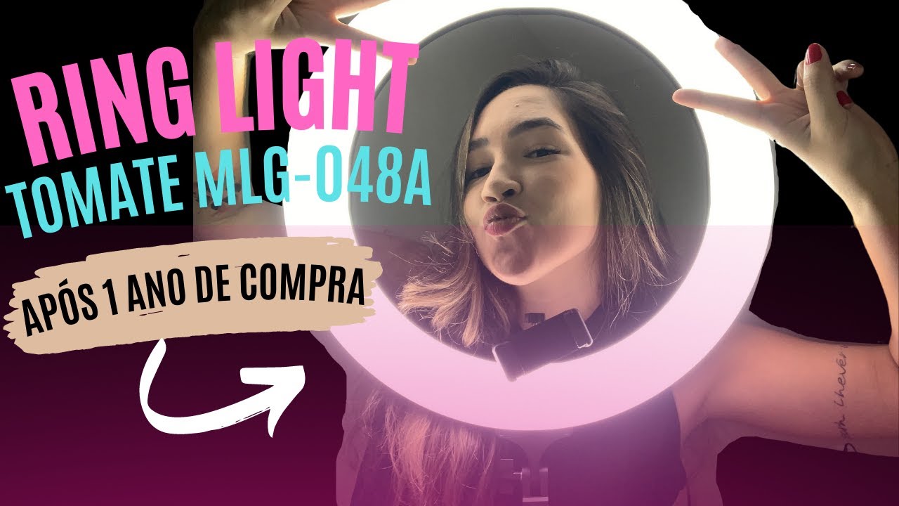 RING LIGHT TOMATE MLG-048A | Resenha ap&oacute;s 1 ano de compra  | VALE A PENA?