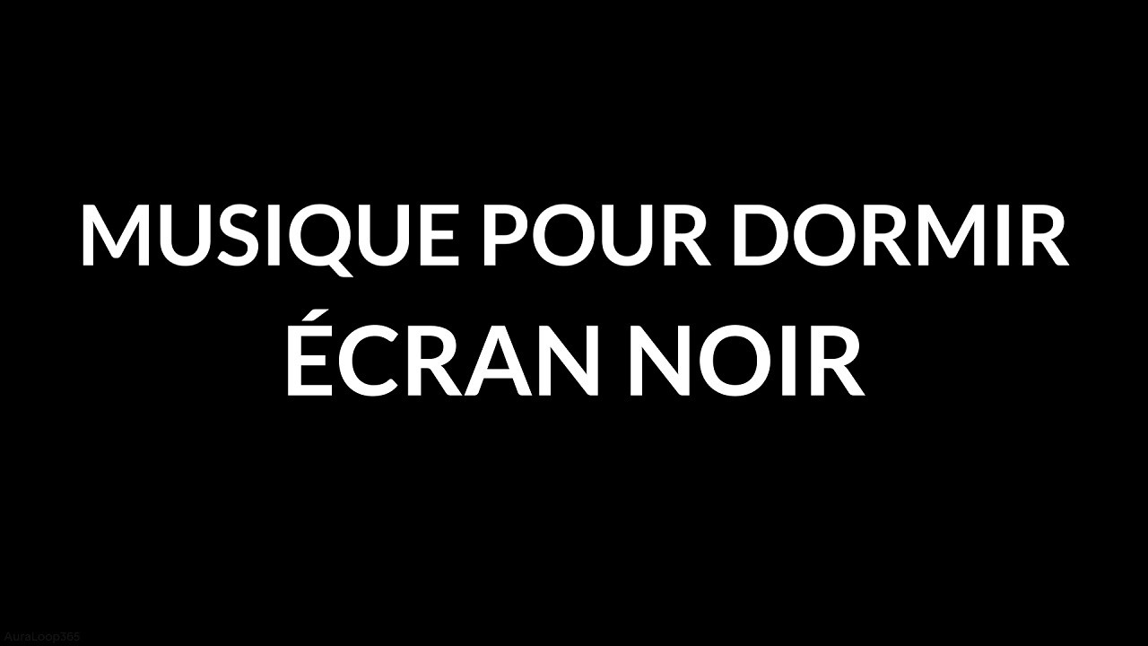 Musique Relaxante pour Dormir - Écran Noir - Sommeil Profond pour une Nuit Calme
