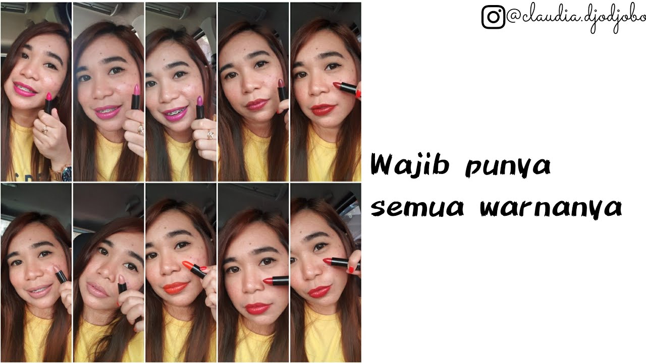 REVIEW 10 WARNA ONCOLOUR CREAM LIPSTICK ORIFLAME
