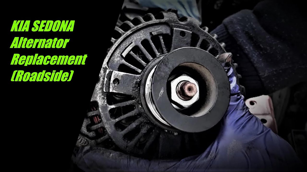 2006 Kia Sedona Alternator Replacement (2006-10 2nd gen, 2007-08 Hyundai Entourage VQ 3.8L V6)