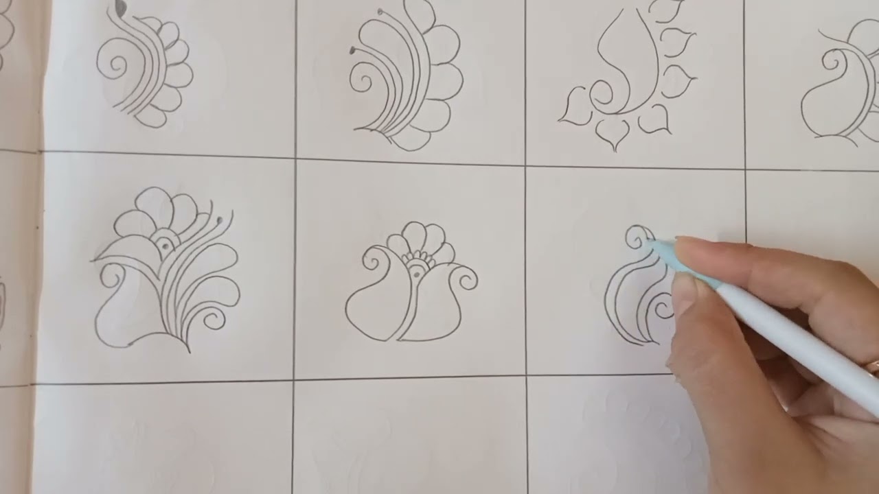Basic Mehandi Design(Part-7) #mehandi #mehndidesign #viral#viralvideo#art
