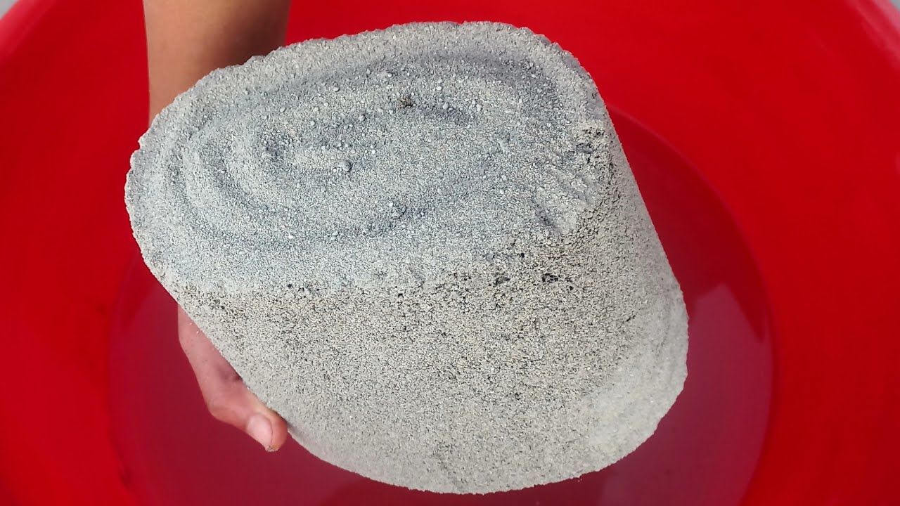 Brand New🎉🎉 || Pure Sand Super soft and dustiest shapes crumbling in lots of Water #asmr #insane