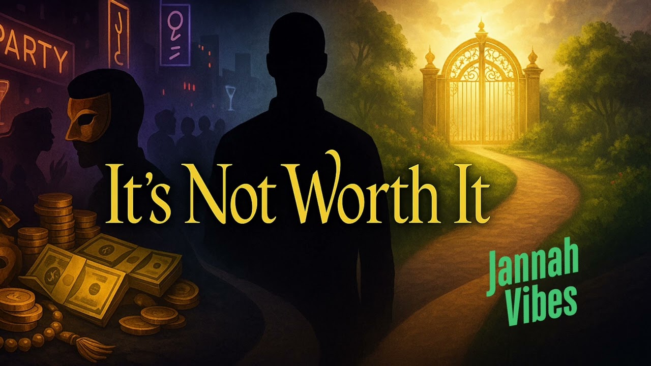 ✨ It’s Not Worth It | Emotional Nasheed About Dunya vs Jannah | Islamic Reminder | Quran Inspired 