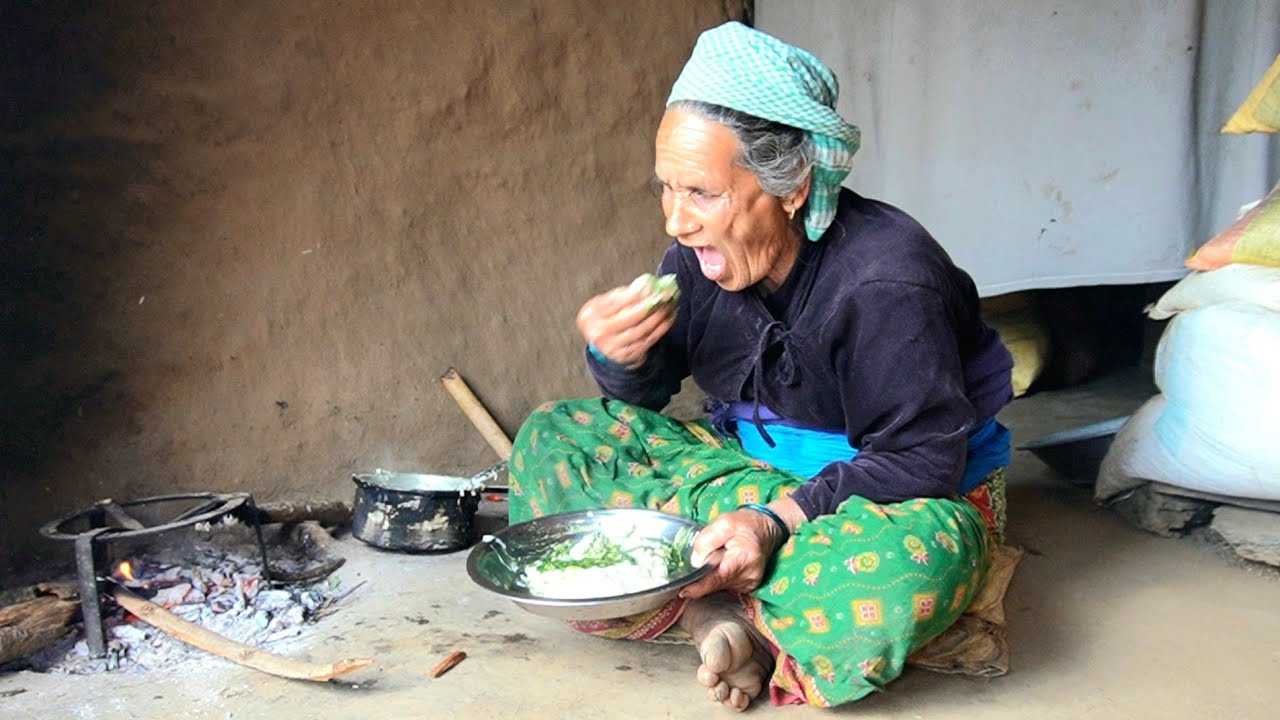 🔥 Cooking on a Traditional Wood Stove || Grandma’s Authentic Nepali Kitchen ||