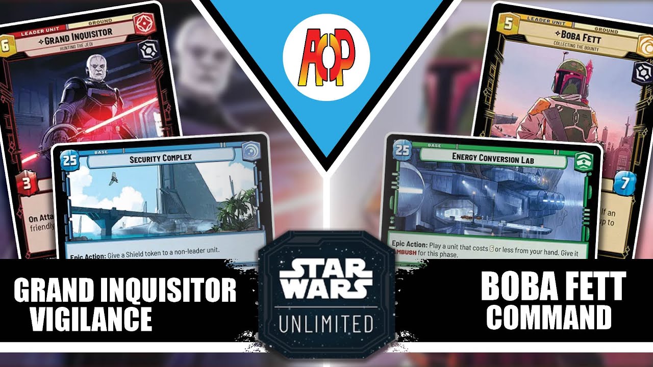 Grand Inquisitor Vigilance vs Boba Fett Command | Star Wars Unlimited