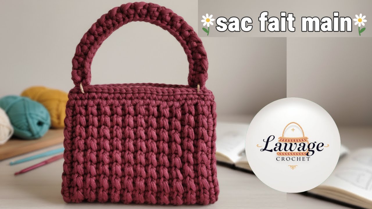 Sac à main en laine fait main 🧶 | DIY sac unique et tendance  pour débutante