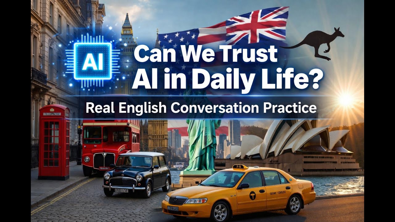 Can We Trust AI in Daily Life? | Real English Conversation Practice