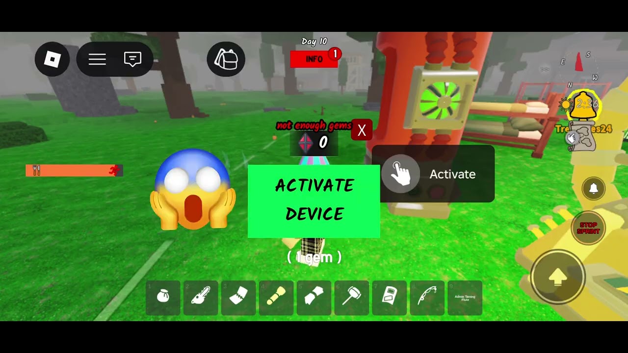 Event nights in The forest ##roblox #robloxgames #games #mobilegame 