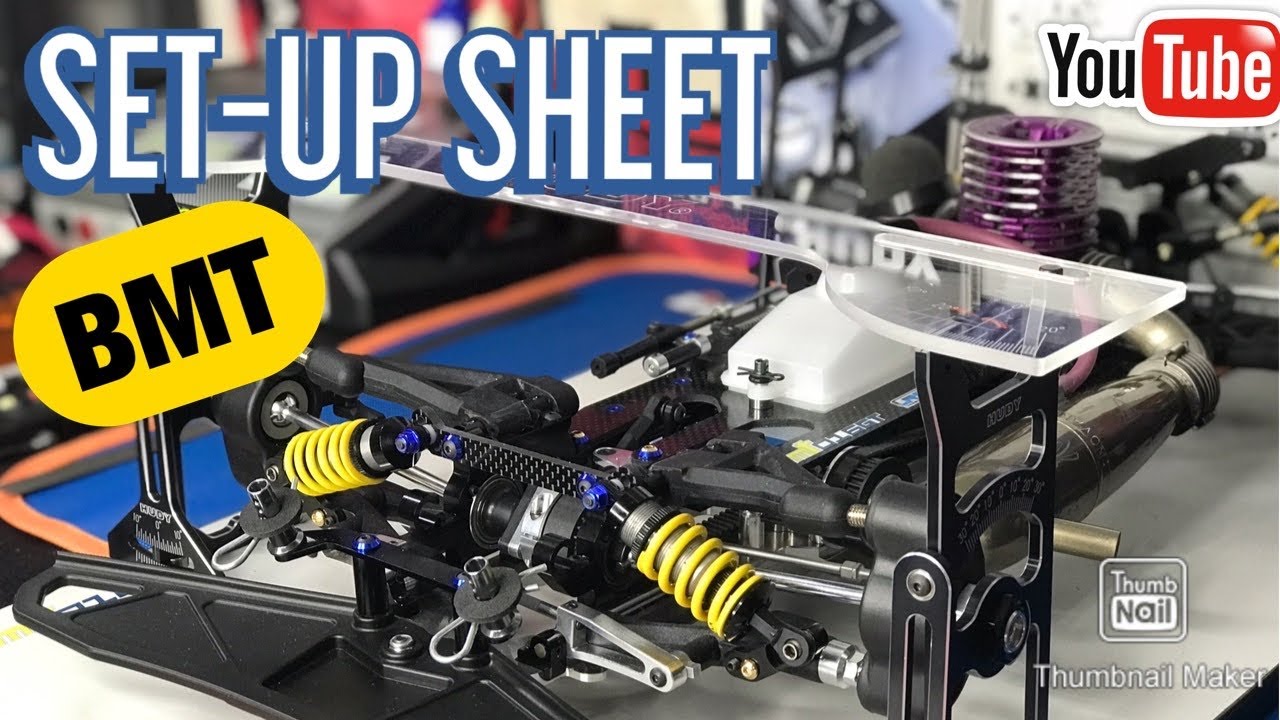 ✅ SET UP SHEET BMT 016 GT - REGLAGE BANC HUDY  SELON RECO CONSTRUCTEUR - SET UP SYSTEM ORIGINAL HUDY