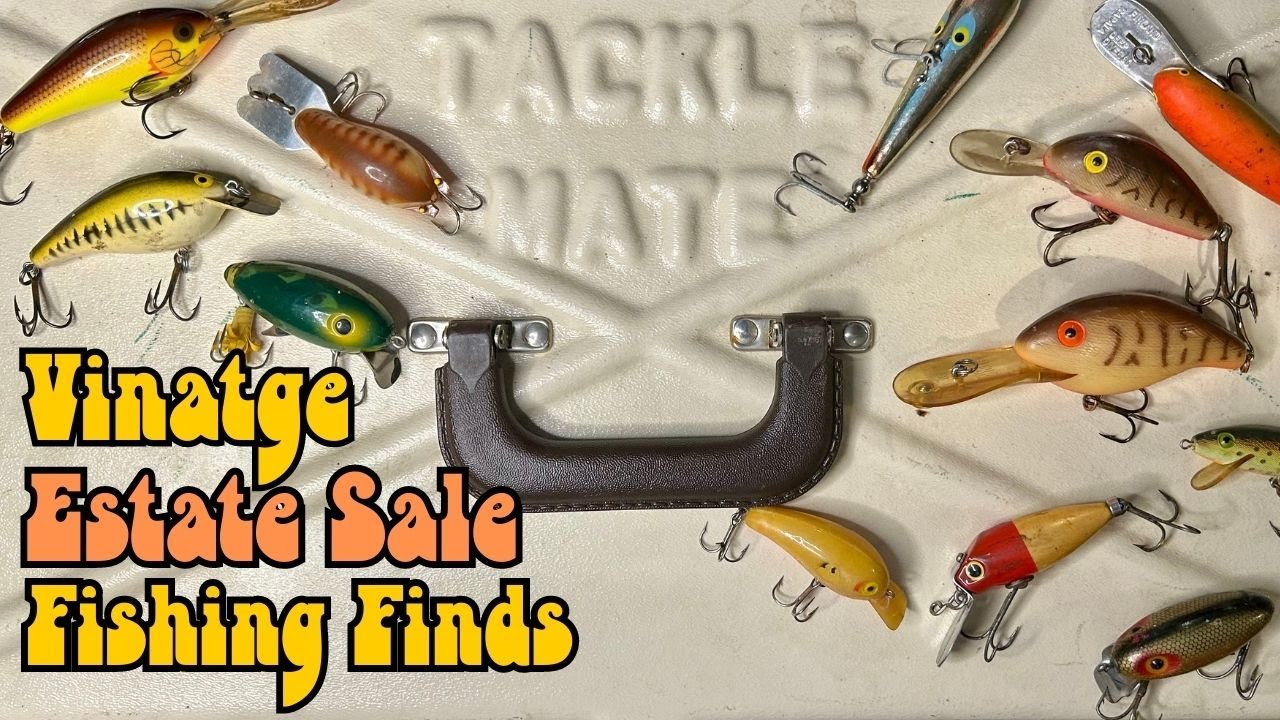 Vintage Estate Sale Fishing Finds
