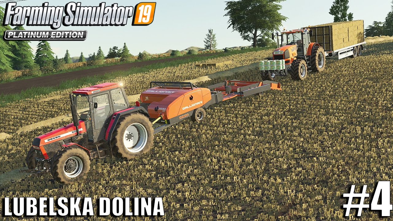 Mini Bales & Pigs Tending | Lubelska Dolina | Farming Simulator 19 | Ep.4