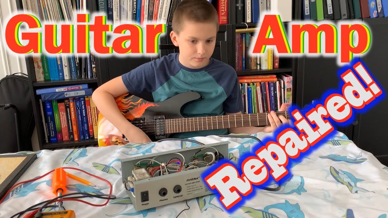 How to Fix Guitar Amplifier.  NO POWER (First Act M2A 110) - STEM Education
