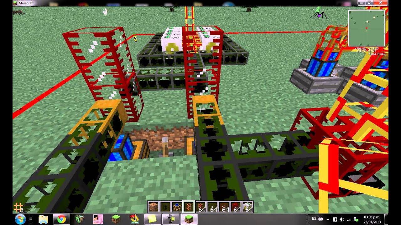 Minecraft-tutorial ``como hacer una refinería de petroleo´´ buildcraft EP*1 (HD)