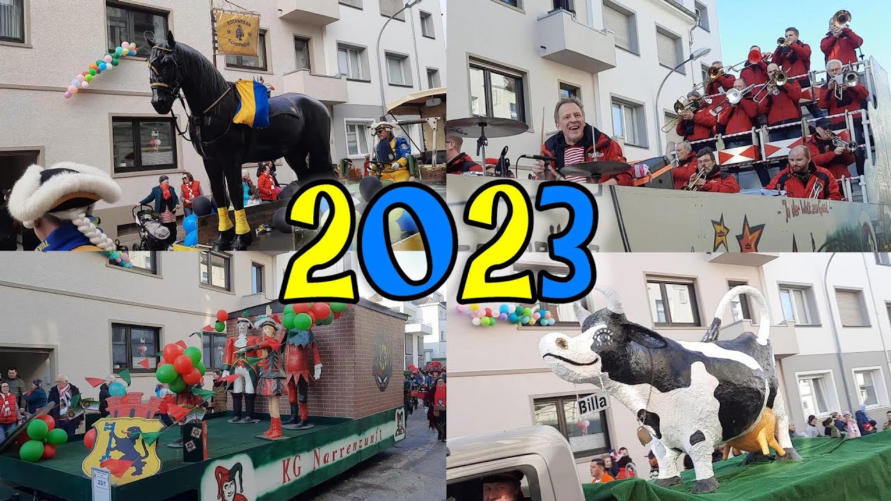 ESCHWEILER ROSENMONTAGSZUG 2023 - Die Highlights