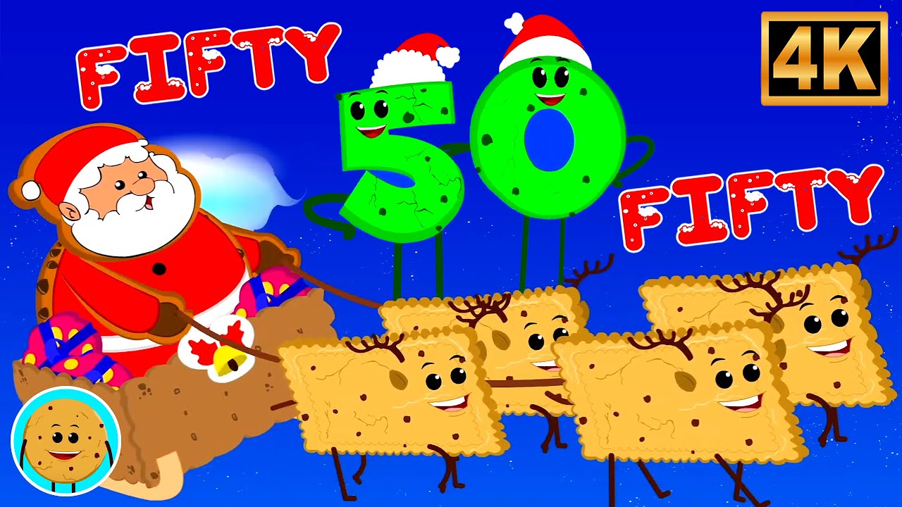 Christmas Numbers 1 to 50 | Fun Learning Counting Song for Kids