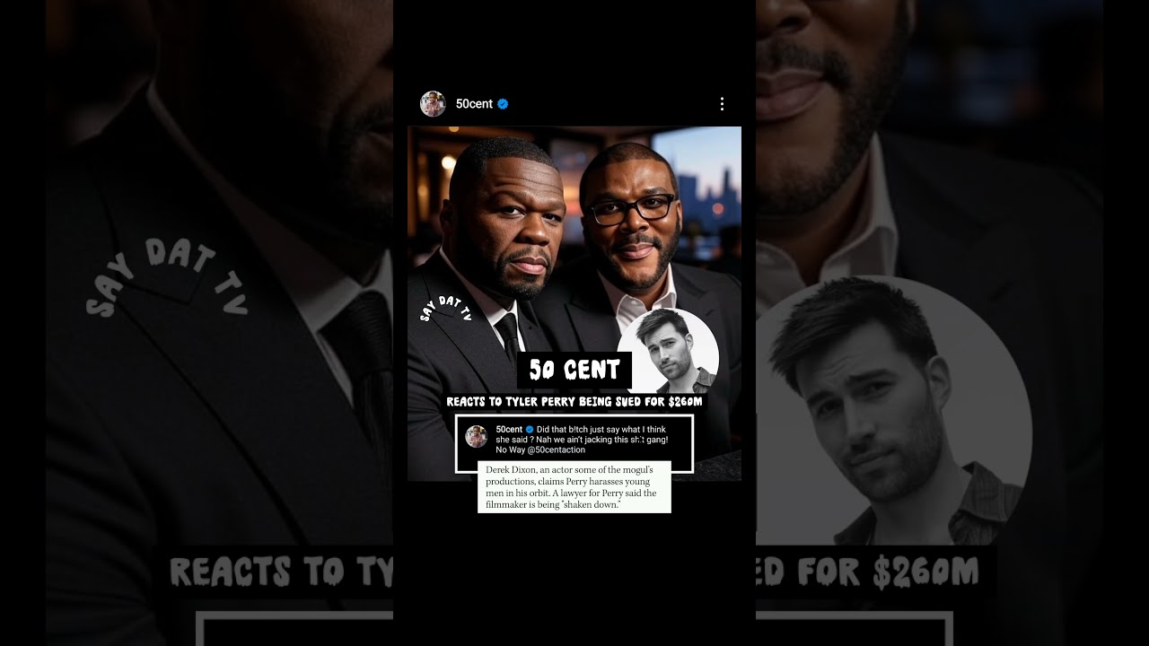 50 Cent Reacts To Tyler Perry Being Sued For $260 Million Dollars.