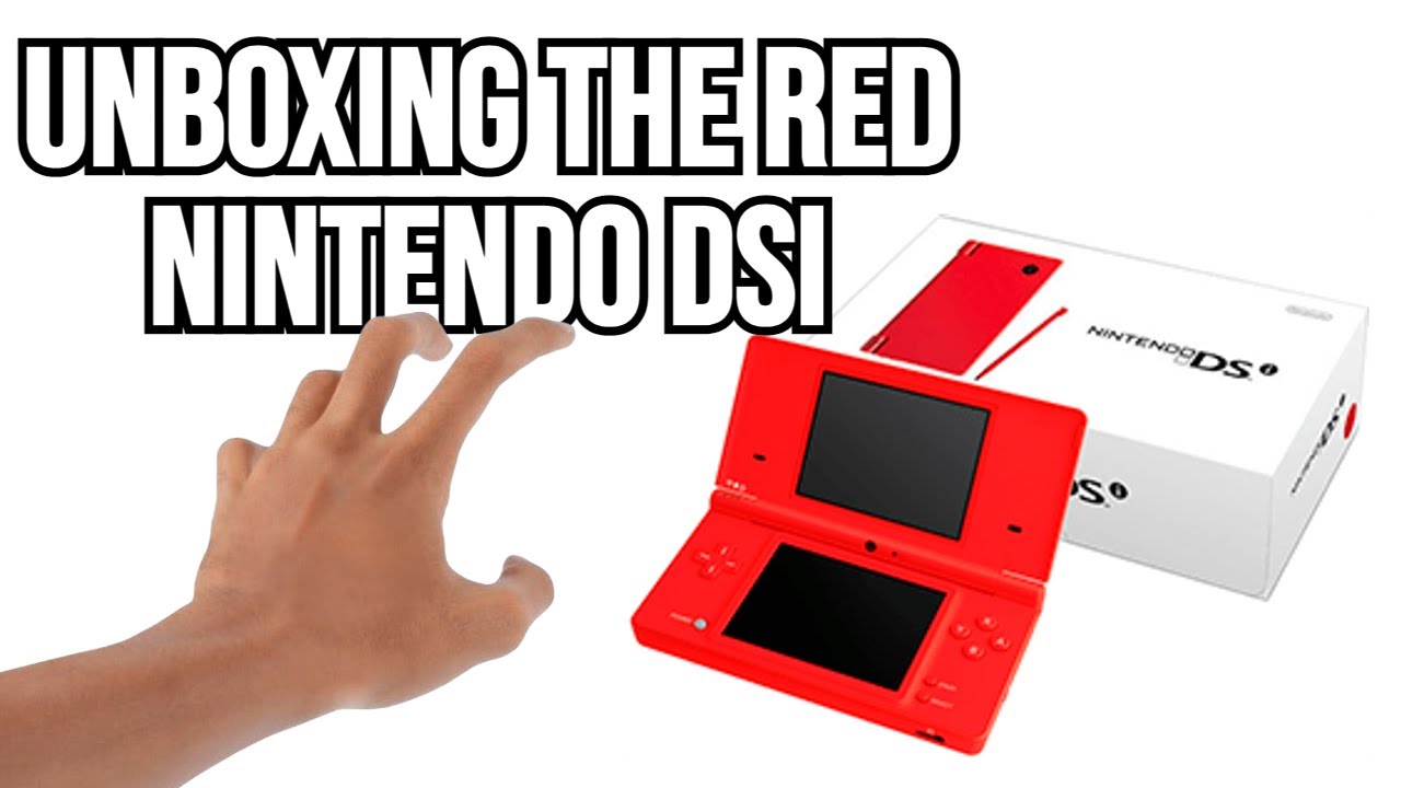 Unboxing Nintendo Dsi Glossy Red Complete in Box! 🎮🔴