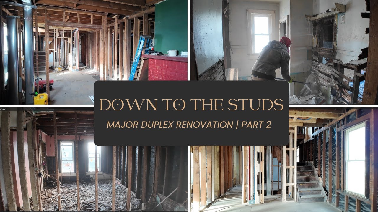 Major Duplex Renovation Part 2 - Down to the Studs!