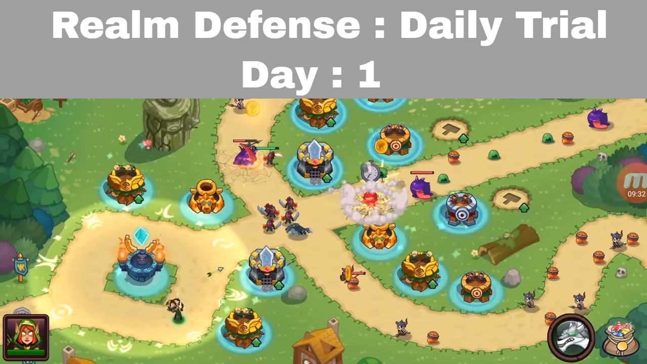 Realm Defense - Daily Trial Day 1 | Fee Hero of the Day | Legends TD / Realm Defense