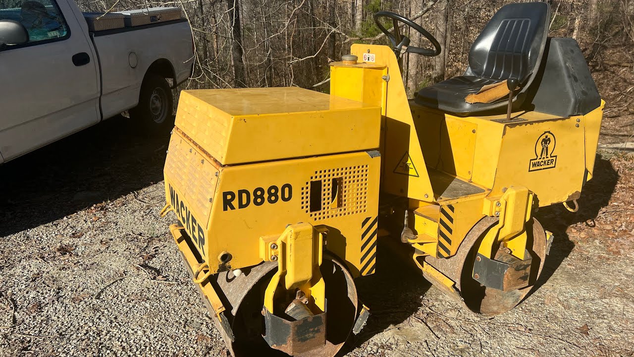 Test Drive Wacker RD880 Roller Packer Only 392 Hours