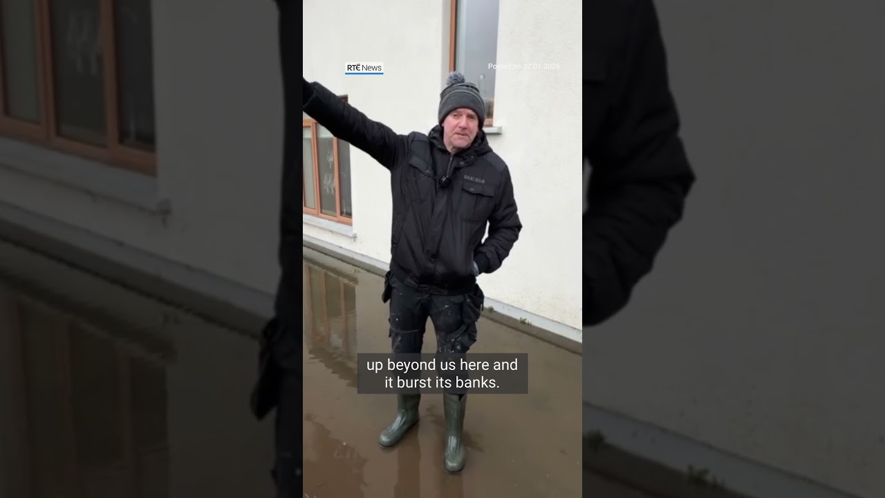 Homes flooded in Dublin as Storm Chandra brings heavy rain