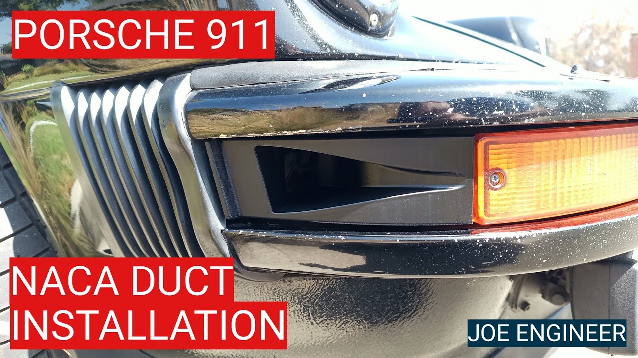 Air-Cooled Porsche 911 Oil Cooler NACA Duct Installation