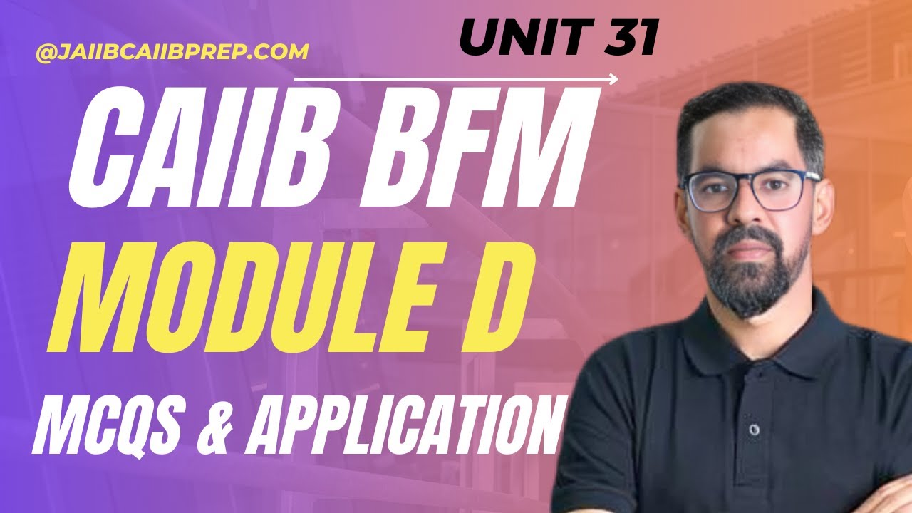 RAROC & Profit Planning BFM 2025 | BFM Module D Unit 31 MCQs & Application Questions |By Mahesh Sir