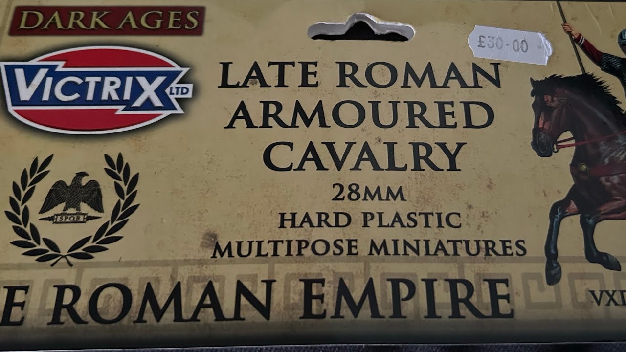Unboxing, Victrix 28mm Dark Ages Late Roman Armoured Cavalry. 
