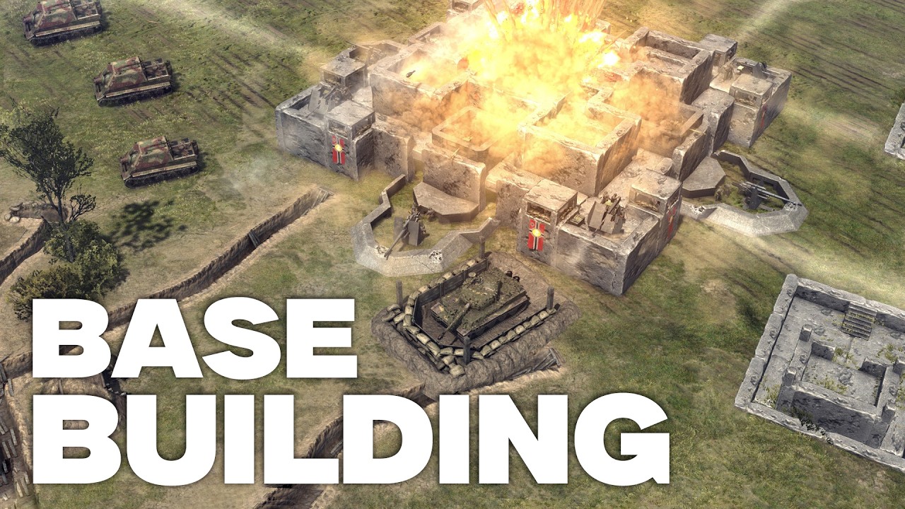 BASE BUILDING a GERMAN MEGA FORTRESS in this WW2 RTS | Gates of Hell Last Stand