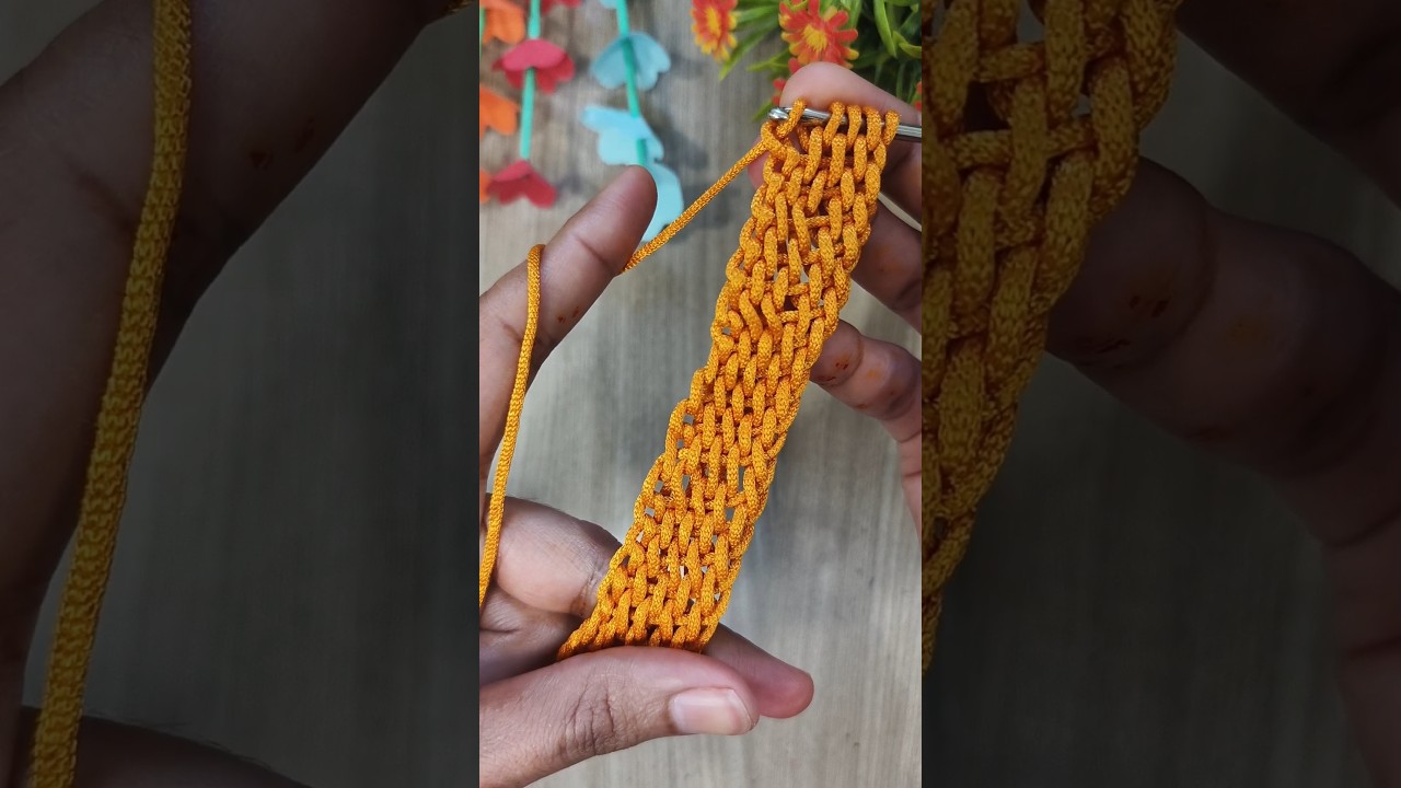crochet cord tutorial