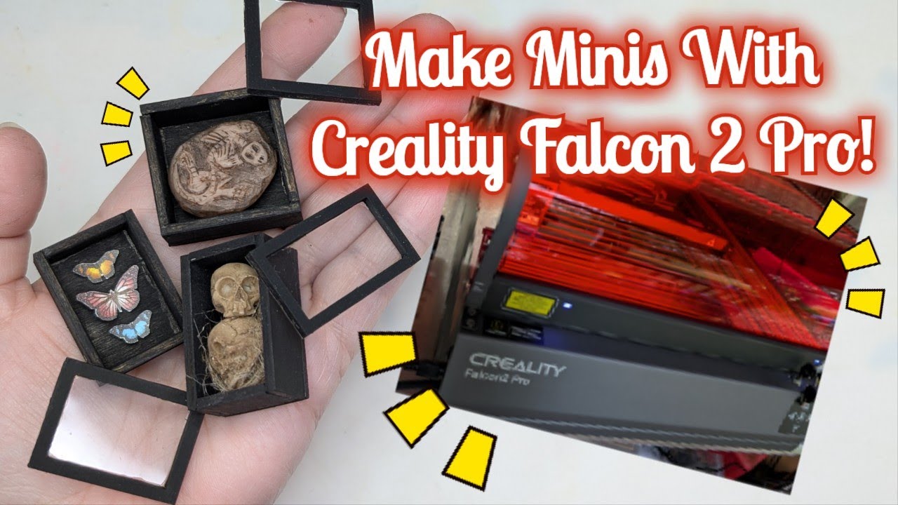 Making Miniatures With Creality Falcon 2 Pro Laser