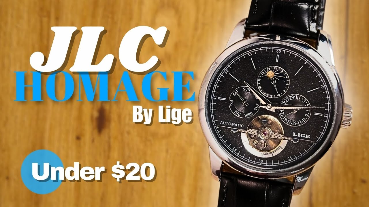 Обзор Lige Tourbillon Homage 6826 — автоматические наручные часы по доступной цене