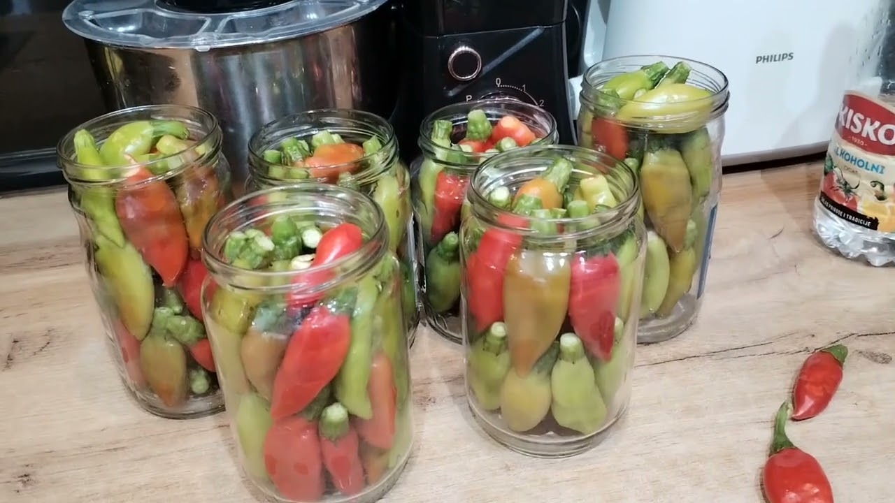 Лути пиперчиња во тегла (слатки риби) без конзерванс (зимница)