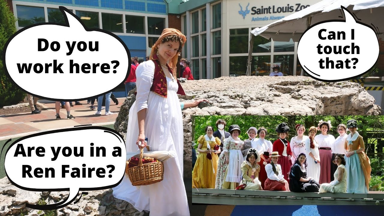 I Wore 18th Century Clothes to the Zoo || What to Expect When Costuming in Public