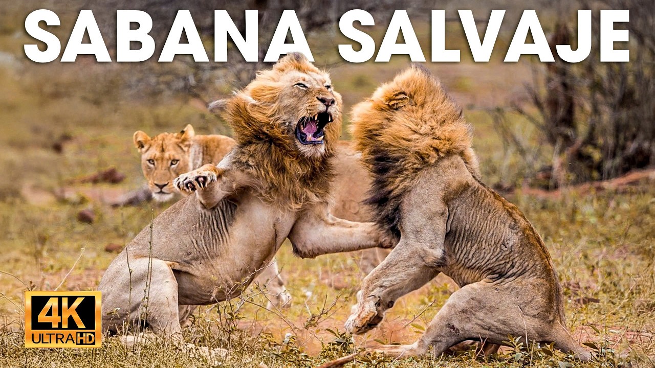 SABANA SALVAJE - El Le&oacute;n y la Lucha por el Trono #animalessalvajes | NATUREZA VIDA