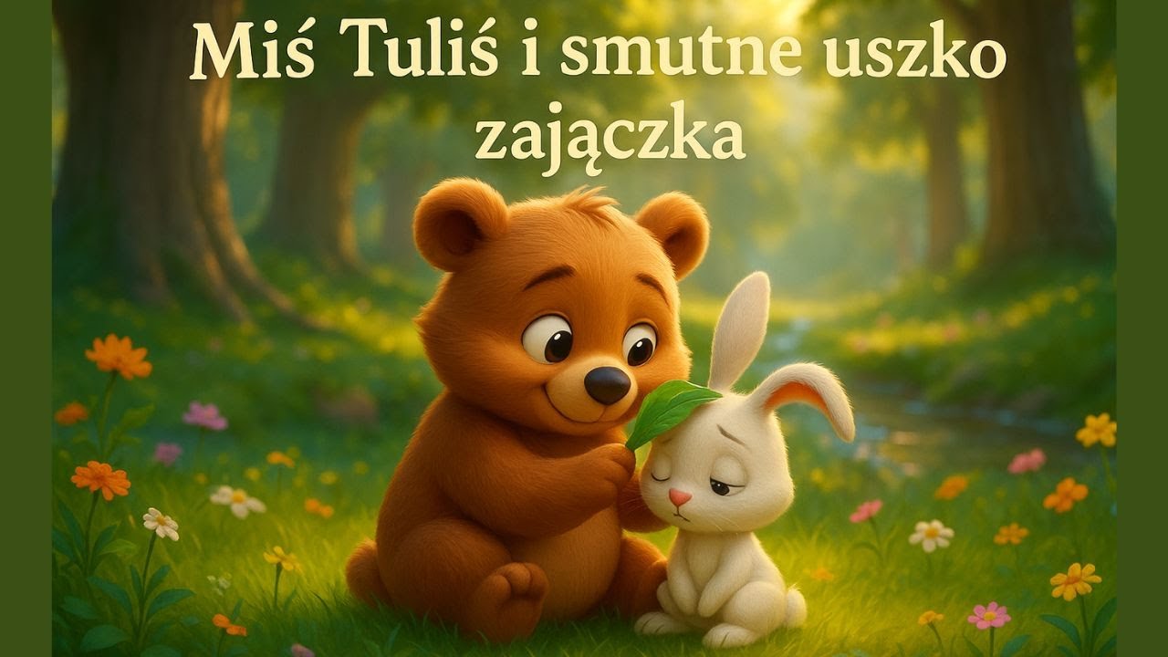 Miś Tuliś i smutne uszko zajączka 🙏 Mądra BAJKA o PRZEPRASZANIU i empatii | Audiobook dla dzieci
