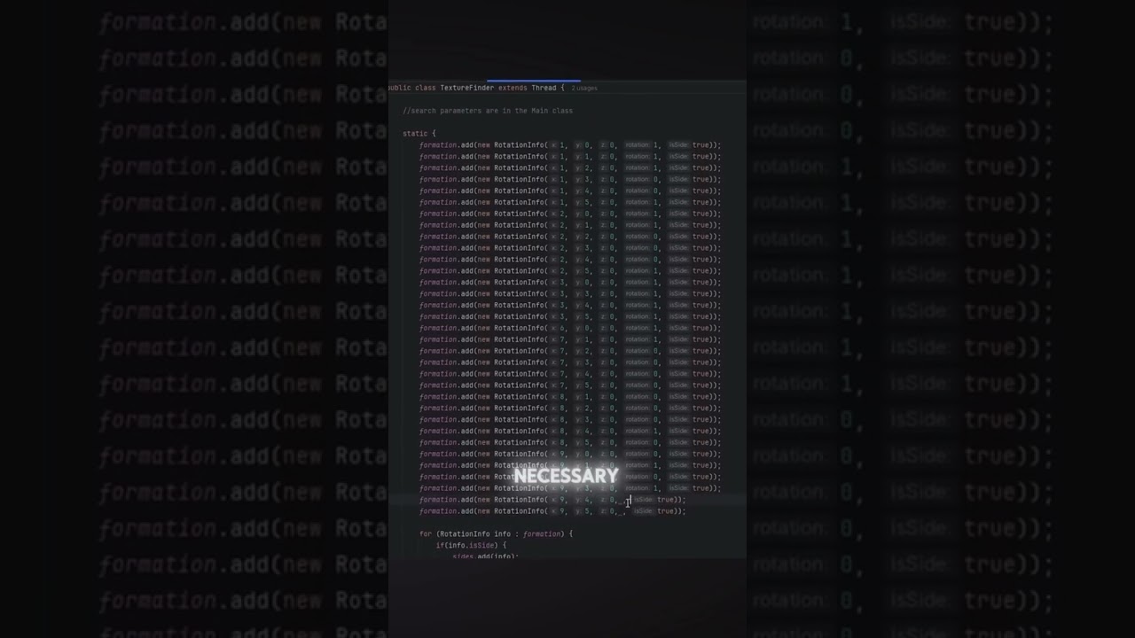 manepear finds mugms secret base using block rotation 