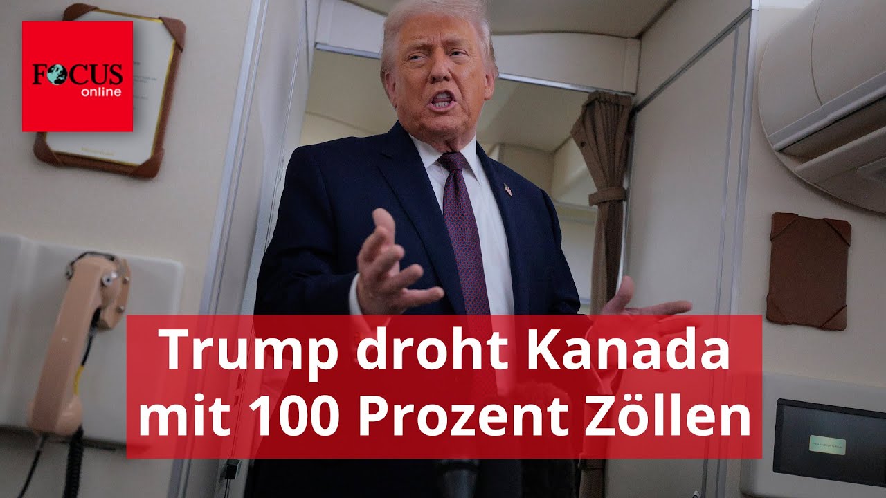 Wegen Handelsdeal mit China droht Trump Kanada mit 100 Prozent Z&ouml;llen
