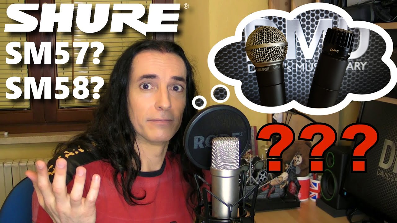 Shure SM57 o Shure SM58? Quale microfono per una voce rock? Analisi - Caratteristiche - Test - Prove