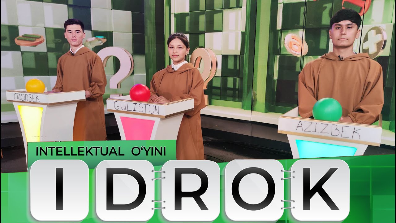 IDROK INTELLEKTUAL O'YINI! 24-SON. XORAZM VILOYATI MAKTAB O'QUVCHILARI O'RTASIDAGI BAHS 03.08.2025 Y