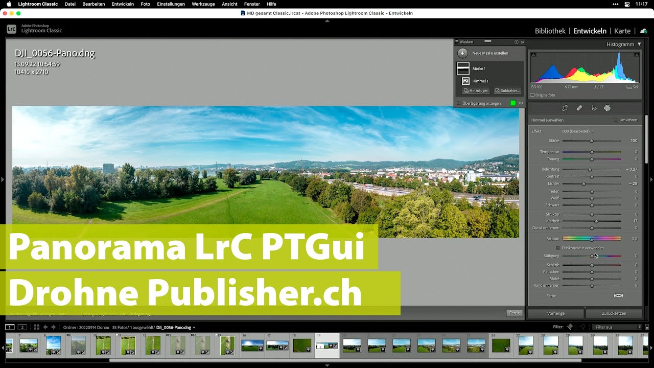 Drohnen Panorama Workflow - publisher.ch