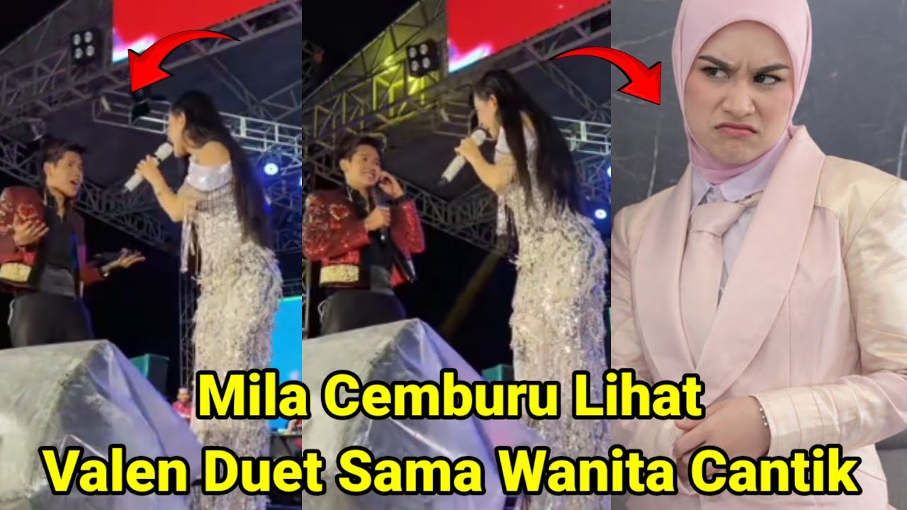 Mila Terlihat Cemburu Lihat Abi Valen Duet Sama Wanita Cantik Di Bangkalan !