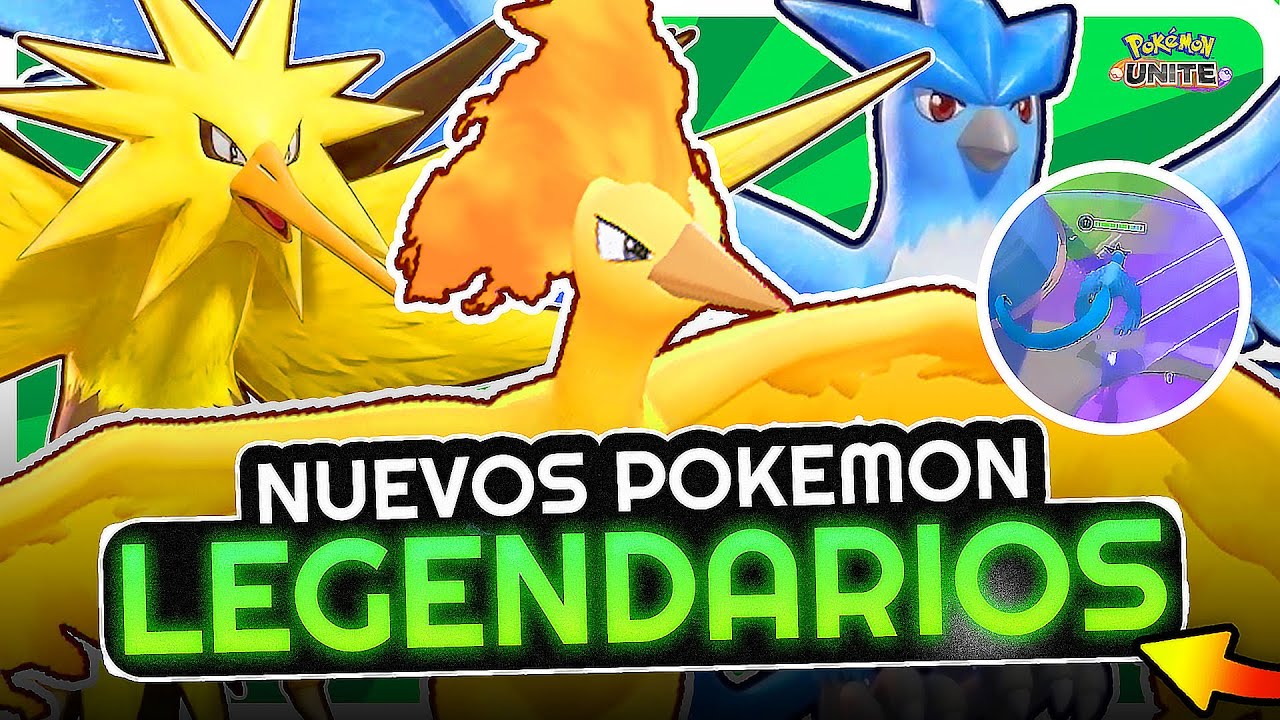 ¿LAS AVES LEGENDARIAS EN POKEMON UNITE?